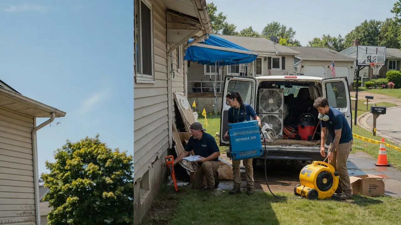 Ceiling Leak Cleanup in Albany, IN near me